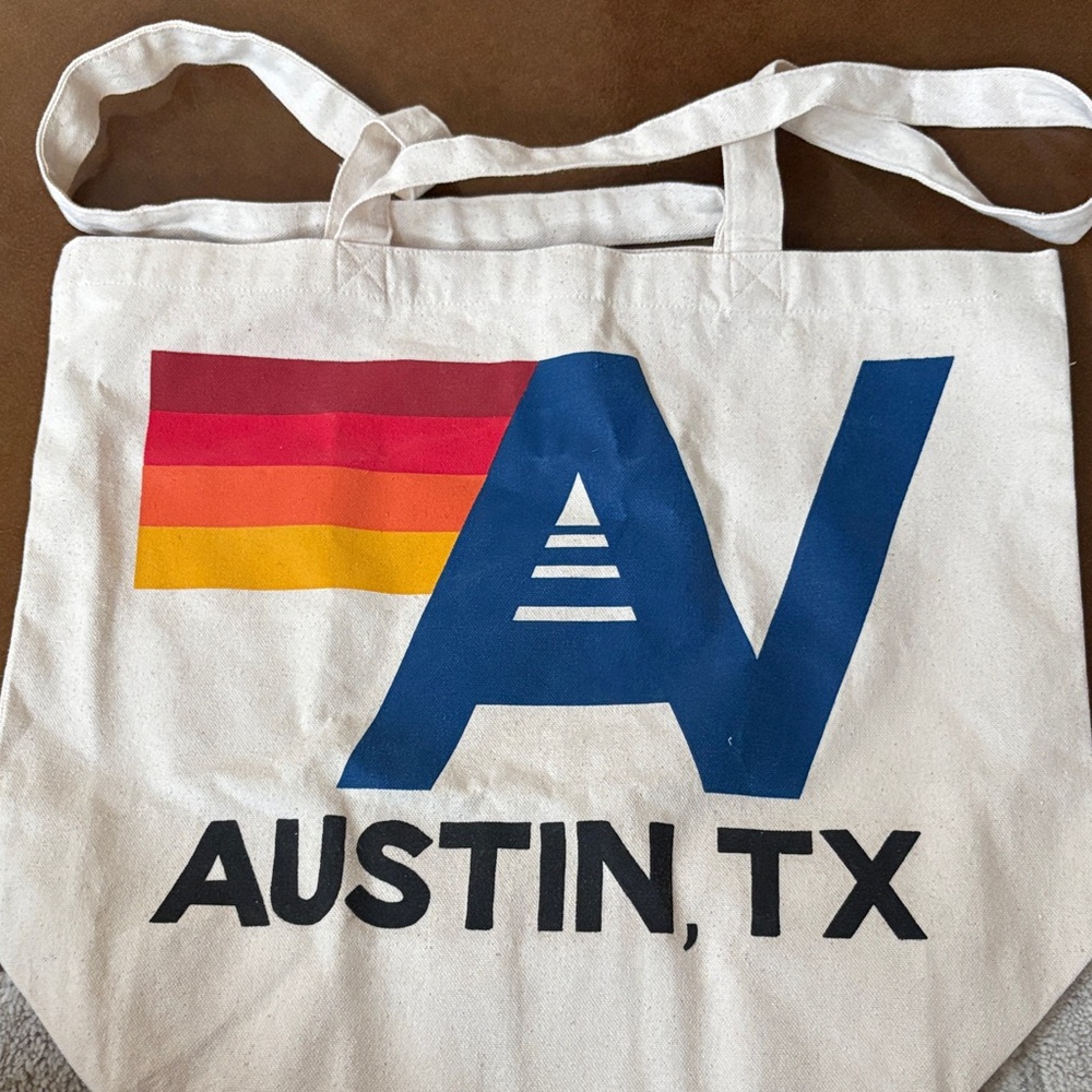 Aviator Nation Canvas Tote  Austin TX NWOT